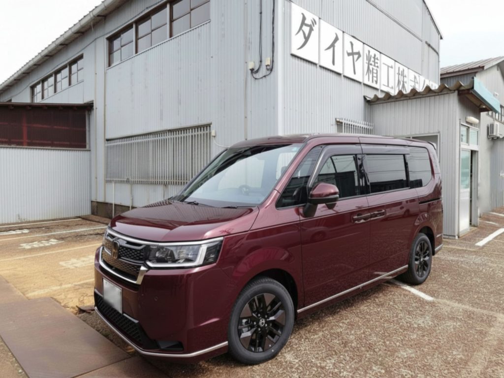 新車の営業車ステップワゴン